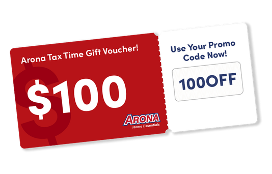 Arona $100 gift voucher &mdash; use your promo code now: 100OFF